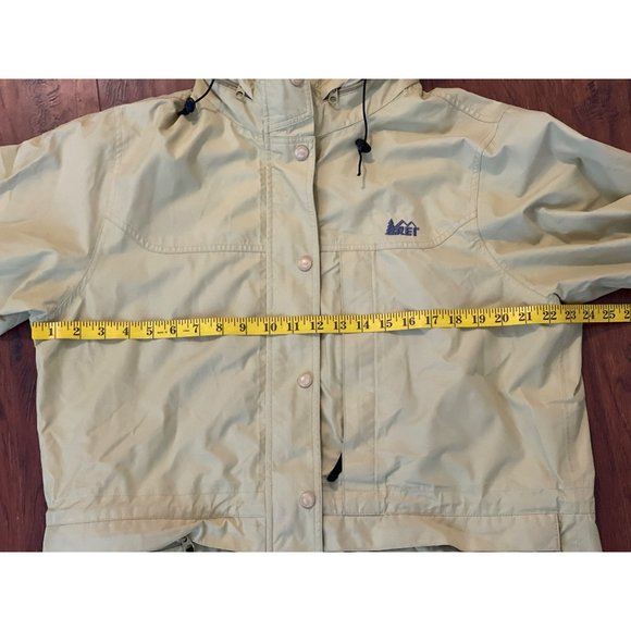 REI Hooded Rain Elements Jacket Women’s Size Large - Picture 5 of 9
